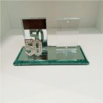 50th Glass Stand With Photo Slot
