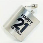 21st Birthday Hip Flask