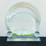 Circular Glass Trophy