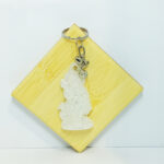 White Murugan Keyring