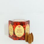 Hem Red Rose Backflow Burner Cones