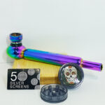 Metal Pipe And Grinder Set