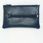 Galaxy Black Leather Coin Purse