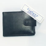 Galaxy Black Leather Wallet