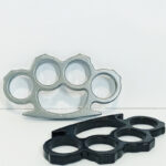 Silver and Black Knuckle Duster