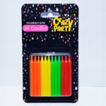 24 Colourful Neon Candles