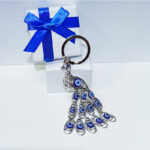 Evil Eye Large Peacock Keyring