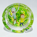 Rick n Morty Glass Ashtray