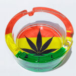 Weed Design Glass Ashtray