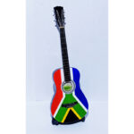 Miniature Guitar- South African Flag