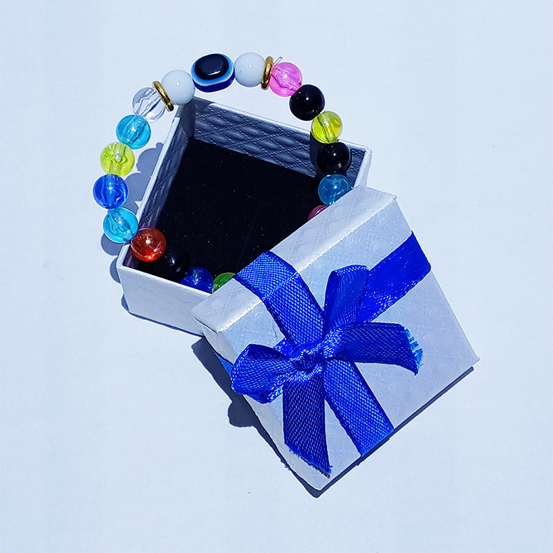 48990 Evil Eye Multi-Colour Bracelet - Image 1