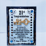 Mini 21st Glass Plaque