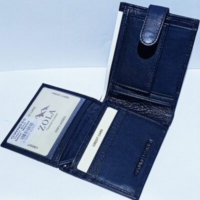 Zola Black Leather Wallet - Image 2