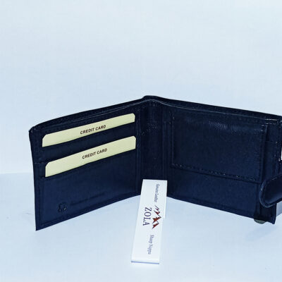 Zola Black Leather Wallet - Image 2