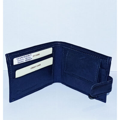 Zola Black Leather Wallet - Image 2
