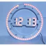 LED Clock With Seconds Light