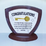 21st Wooden Plaque