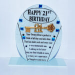 21 st Glass Plaque