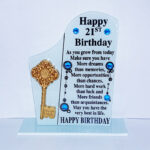 21 st Glass Plaque