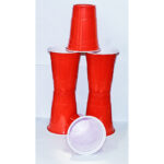 450 ml Beer Pong Disposable Plastic Cups Only - 6 Pack