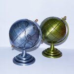 Metal Revolving World Globe