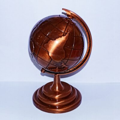 Metal Revolving World Globe - Image 2