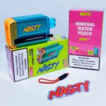 Nasty Rechargeable Disposable- Mineral Water Peach 9000 Puffs