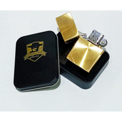 Zorro-Brushed Circular Gold Design Edges - Image 2