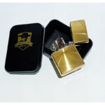 Zorro-Brushed Circular Gold Design Edges