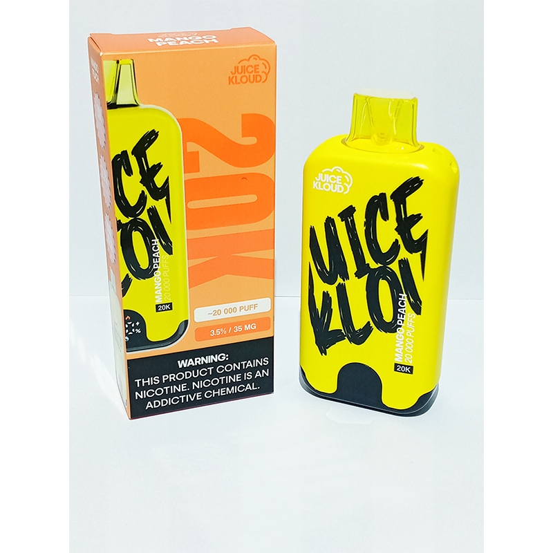 MANGO-PEACH Juice Kloud Rechargeable Disposable 20 000 Puffs Mango Peach - Image 1