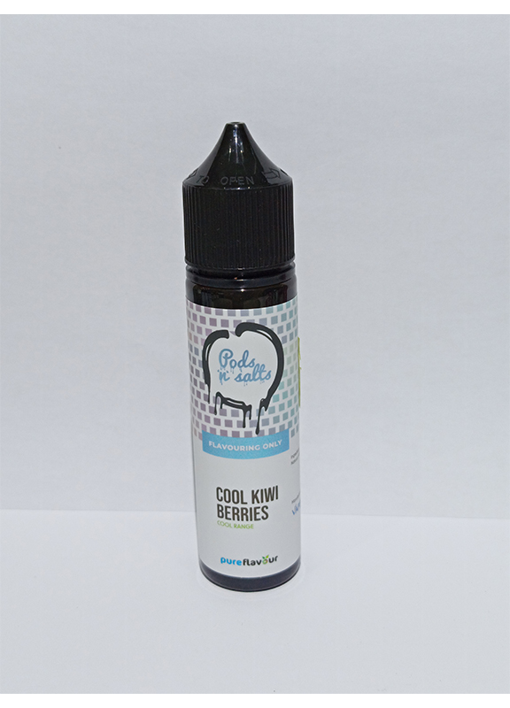 PODS-N-SALTS-COOL-KIWI-BERRIES Pods & Salts – Cool Kiwi Berries Flavouring Only 45 ml - Image 1