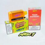Nasty Rechargeable Disposable- Peach Raspberry 9000 Puffs