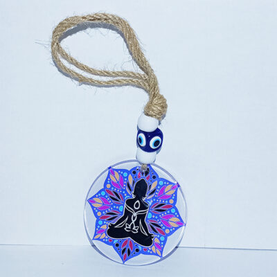 Evil Eye Glass Hanging