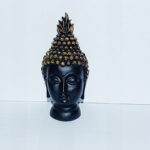 Buddha Head 5'' Black