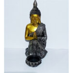 Meditating Buddha Candle Holder