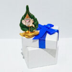Ganesha On Leaf Mini Stand