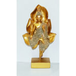 Meditating Buddha In Leaf