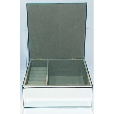 Mirror Glass Rose Jewellery Box - Image 2