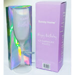Danny Home-Happy Birthday Champagne Flute Glass