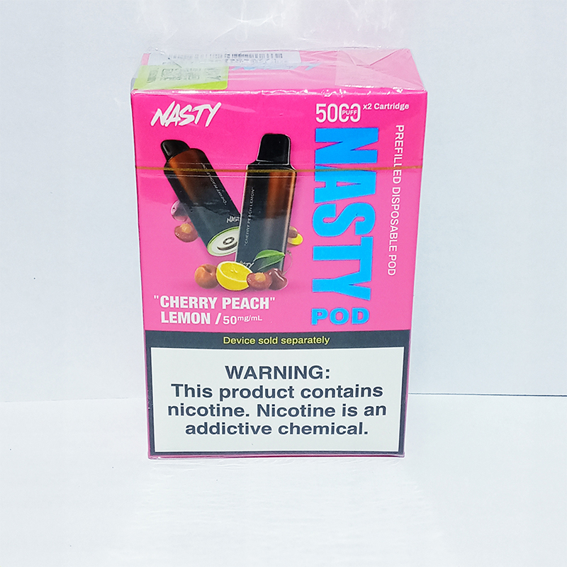 CHERRY-PEACH-LEMON Nasty Pod Only- 10 000 Puffs Cherry Peach Lemon - Image 1