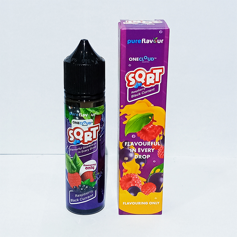 RASP-BLACK-CURRANT Pure Flavour-One Cloud SQRT Flavouring Only-Raspberry Black Currant - Image 1