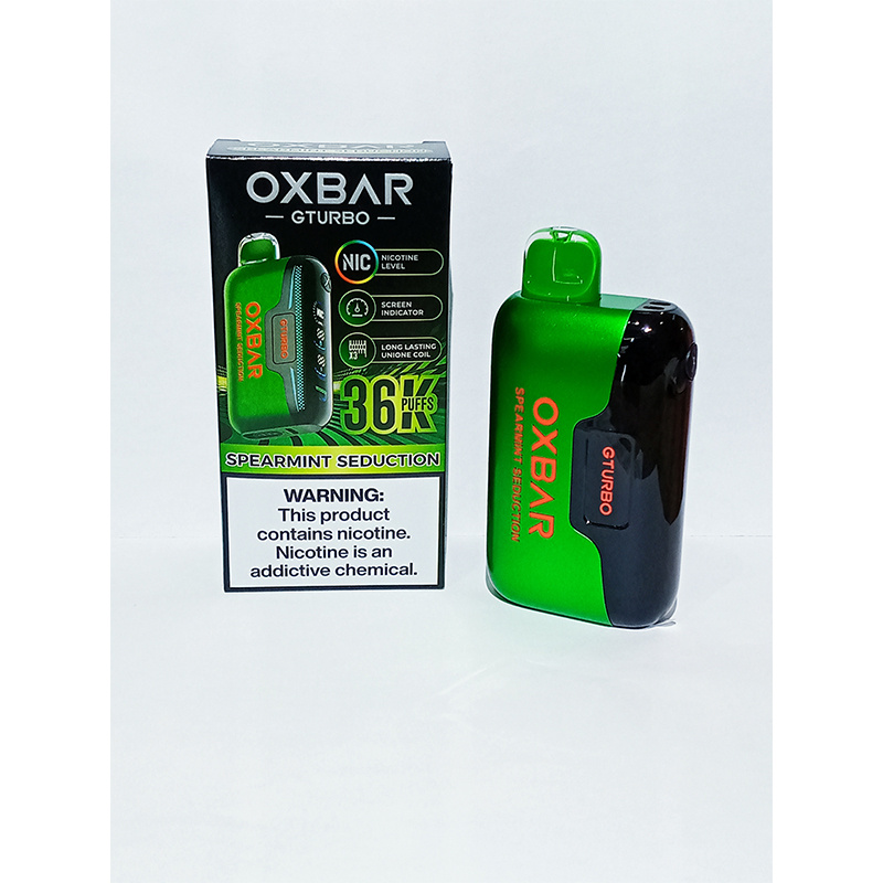 SPEARMINT-SEDUCTION Oxbar G-Turbo Rechargeable Disposable-36k Puffs Spearmint Seduction - Image 1