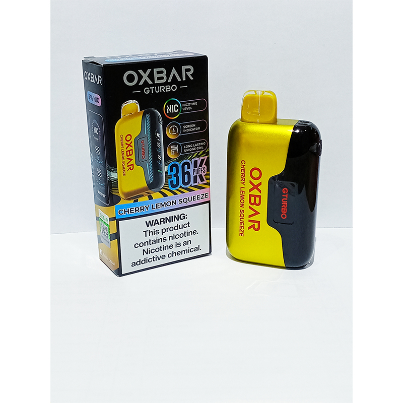 CHERRY-LEMON-SQUEEZE Oxbar G-Turbo Rechargeable Disposable-36k Puffs Cherry Lemon Squeeze - Image 1
