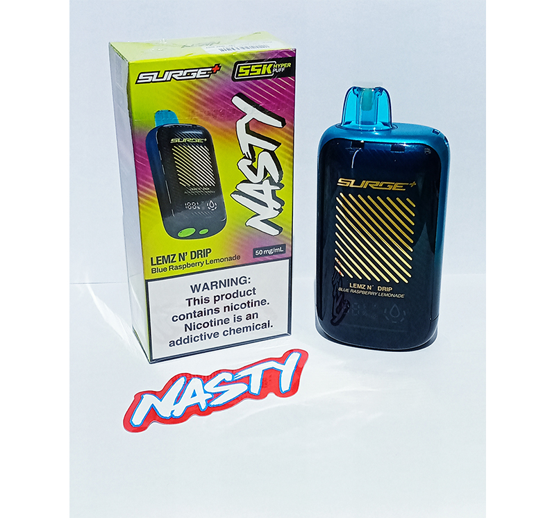 lemz-n-drip Nasty Surge Rechargeable Disposable-55k Puffs Lemz n' Drip - Image 1