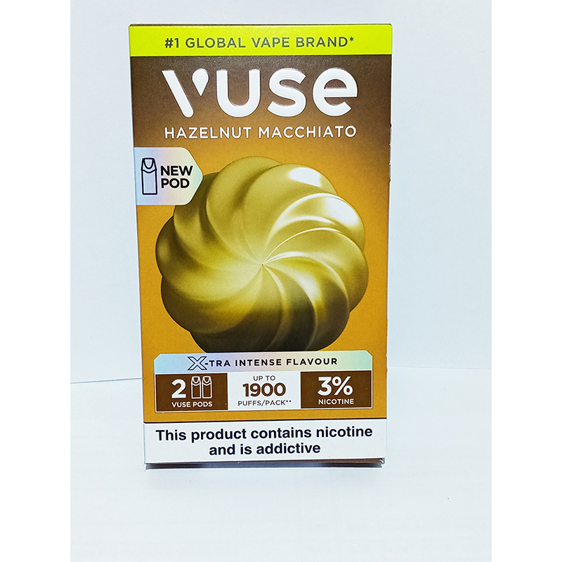 3-HAZEL-NUT Vuse Pods – Hazelnut Macchiato 3 % - Image 1