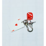 Poker Card /Dice/Star Keyring