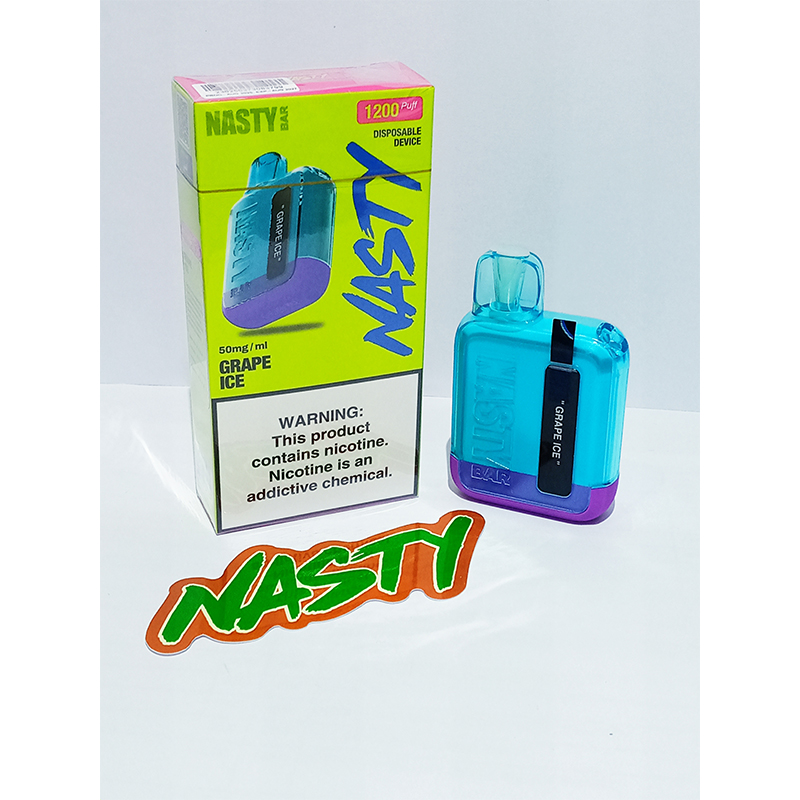 NASTY-1200-GRAPE-ICE Nasty Disposable Vape – 1200 Puffs Grape Ice - Image 1