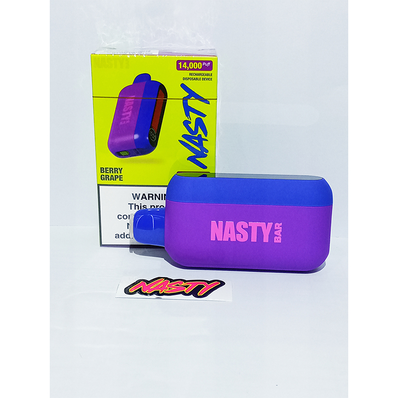 NASTY-14K-BERRY-GRAPE Nasty Rechargeable Disposable-14 k Puffs Berry Grape - Image 1