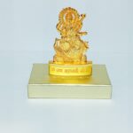 Saraswathi Gold Statue Stand