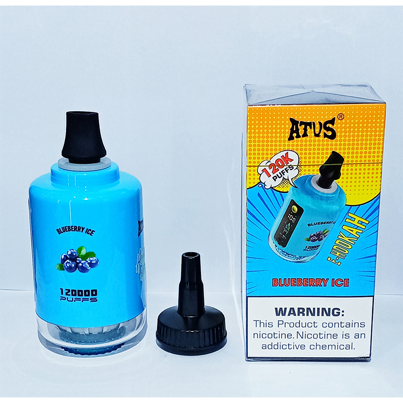 ATUS-BLUEBERRY-ICE-A Atus E-Hookah 120k Puffs - Blueberry Ice - Image 1
